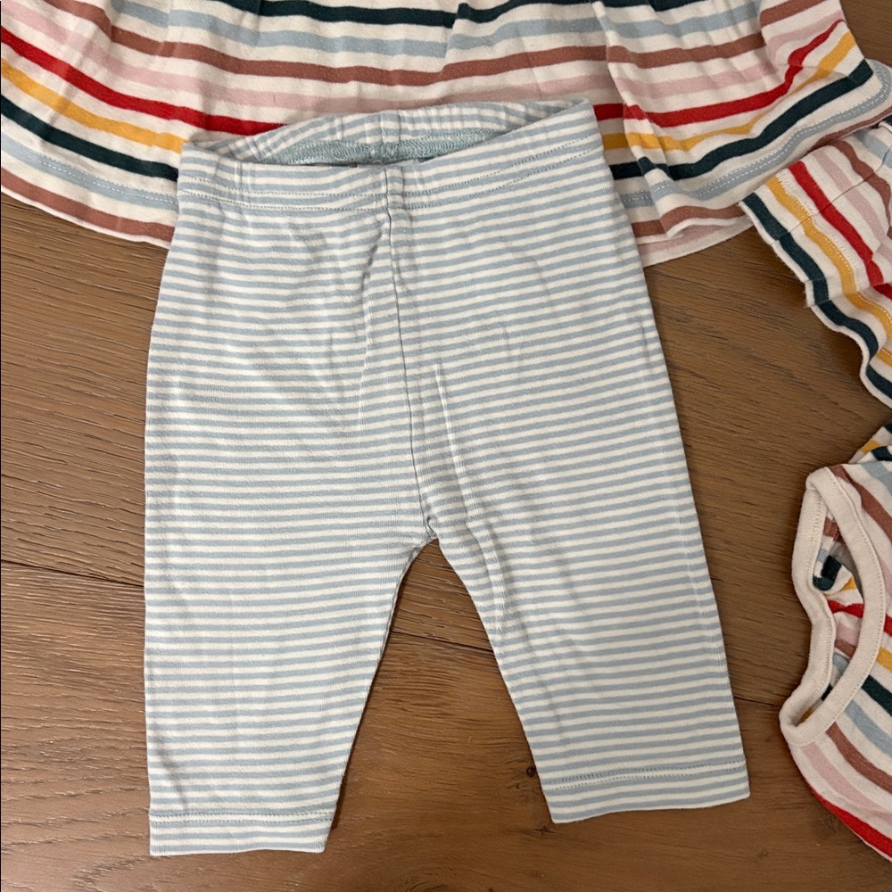 Hanna Andersson Colorful Striped Baby Outfit Set - Picture 5 of 6